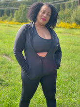Load image into Gallery viewer, ACTIVE WEAR &quot;BLACK LOVE&quot; SPORTS BRA