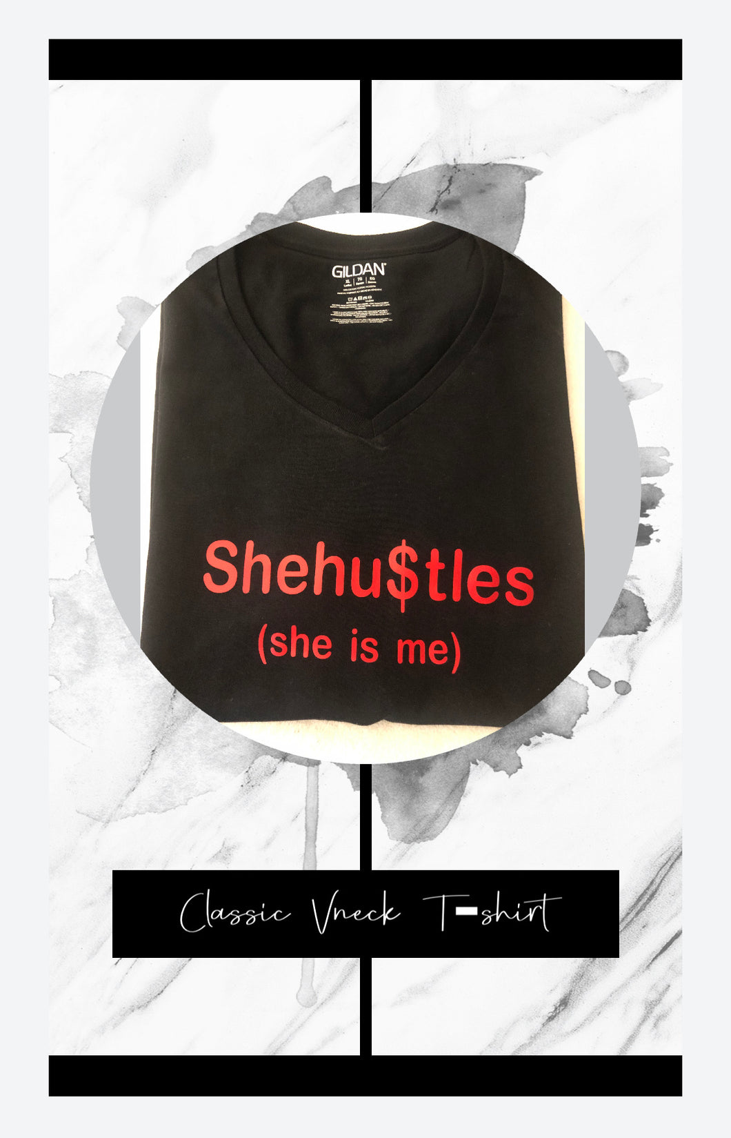 Shehu$tles Short Sleeve Black Classic T-Shirt